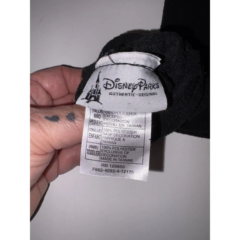 Disney Parks Embroidered Mickey Mouse Mitten Gloves Youth Unisex